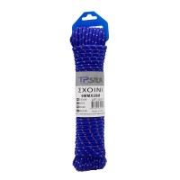 Tpster Σχοινί Πλεκτό 6mm 20m 34257-μπλε
