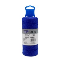 Tpster Σχοινί Διαμέτρου 2mm με Μήκος 160m Μπλε 34316