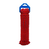 Tpster Σχοινί Διαμέτρου 6mm με Μήκος 10m Κόκκινο 34270