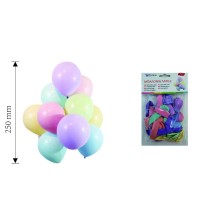 Σετ 50 Μπαλόνια Latex Πολύχρωμα Pastel 35244