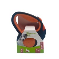 Nunbell Pet Πτυσσόμενο Λουρί/Οδηγός Σκύλου Ιμάντας σε Πορτοκαλί Χρώμα έως 10kg TP33951
