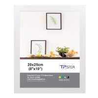 Tpster Κορνίζα Ξύλινη 20x25cm με Λευκό Πλαίσιο 21647