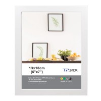 Tpster Κορνίζα Γυάλινη 13x18cm με Λευκό Πλαίσιο 21645