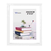Tpster Κορνίζα Ξύλινη 20x25cm με Λευκό Πλαίσιο 30916