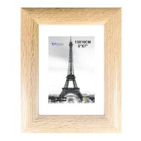 Tpster Κορνίζα Ξύλινη 13x18cm με Μπεζ Πλαίσιο 35495