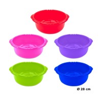 Λεκάνη Στρογγυλή 28x28x14εκ. Χωρητικότητας 7lt (Διάφορα Χρώματα)