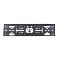 Πλαίσιο Πινακίδας Αυτοκινήτου 53x13cm Πλαστικό Μαύρο 26419