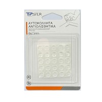 Tpster Αποσβεστήρες Κρούσεως Στρογγυλοί με Αυτοκόλλητο και Διάμετρο 8mm 25τμχ 17226