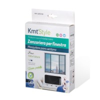 KMT Style Σίτα Παραθύρου Μαύρη 100x100cm 3280156