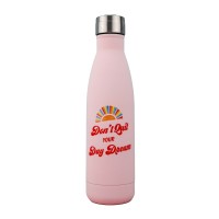 Μπουκαλι Θερμος Ανοξειδωτο Σχεδια 500ml Ροζ 36379-2