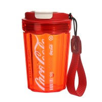 Tpster Κούπα Πλαστική με Καπάκι Πορτοκαλί 390ml 36405-3 5828079364053