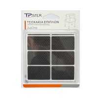 Tpster Τσοχάκια Ορθογώνια με Αυτοκόλλητο 24x40mm 12τμχ 34741