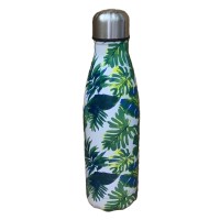 Tpster Μπουκάλι Θερμός Ανοξείδωτο Green Leaves 500ml 36381-1