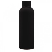 Tpster Μπουκάλι Θερμός Ανοξείδωτο Μαύρο 500ml 36384-BLACK