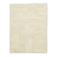 Lalos Πατάκι Μπάνιου Microfiber 1758 Άσπρο 40x60εκ.