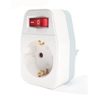 Aigostar Μονόπριζο Ασφαλείας με Διακόπτη Λευκό 36092