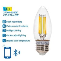 Aigostar Smart Λάμπα LED και Σχήμα C35 Ρυθμιζόμενο Λευκό 30659
