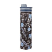 Tpster Μπουκάλι Θερμός Ανοξείδωτο BLACK 750ml 36402-3