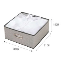 Tpster Υφασμάτινο Κουτί Αποθήκευσης Ρούχων 31x31x15cm 36074