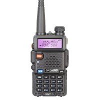 Baofeng Uv-5r Walkie Talkie Dual Band 8w Power 128 Channel Storage Uv-5r-5w-black