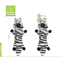 Παιχνίδι Σκύλου Nunbell Λούτρινο Zebra 24cm