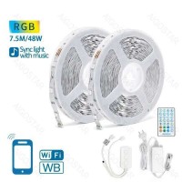 Aigostar Ταινία LED Τροφοδοσίας 12V RGB Μήκους  2*7.5m RGB   MRE  16559