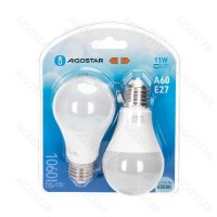 Aigostar Λάμπες 2Τεμ LED A60 Ντουί E27 11W 1060lm MRE 191023