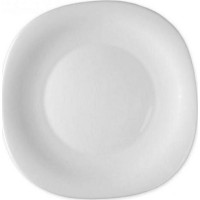 Bormioli Rocco Parma Πιάτο Ρηχό Γυάλινο Λευκό 31x31cm 6τμχ 23169
