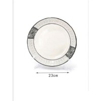 ΚΕΡΑΜΙΚΟ ΠΙΑΤΟ ΛΕΥΚΟ 9INCHES SDS-22591-TS SZ