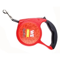 Nunbell Pet Πτυσσόμενο Λουρί Οδηγός Σκύλου Ιμάντας Κόκκινο 5m Tps-33947