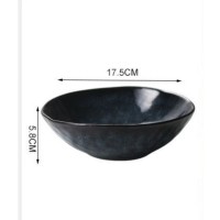 ΚΕΡΑΜΙΚΟ ΜΠΟΛ 18*5.5εκ  PG05-C-7 ΜΑΥΡΟ SDS-18754-TS SZ