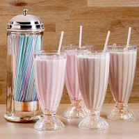 Homestyle Milkshake Σετ Ποτήρια από Γυαλί 350ml 00810050 1τμχ