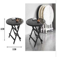 ΠΤΥΣΣΩΜΕΝΟ ΤΡΑΠΕΖΙ ΜΑΥΡΟ 60*53CM SDS-27143-TS SZ