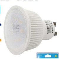 BOMBILLA LED GU10 5.5W 440LM 3000K LUZ CALIDA 144 ΖΕΣΤΟ ΧΡΩΜΑ  AGU10MWW-TS SZ
