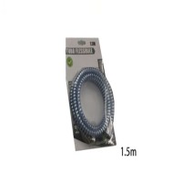 ΣΠΙΡΑΛ ΤΗΛΕΦΩΝΟΥ ΝΤΟΥΖΙΕΡΑΣ 1.5Μ ΙΝΟΧ SDS-7187-TS SZ