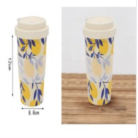 ΠΟΤΗΡΙ ΜΕ ΚΑΠΑΚΙ ΓΙΑ ΚΑΦΕ ΚΙΤΡΙΝΟ 350ML 12*8.8CM SDS-22077-TS SZ