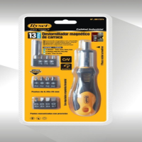 ΚΑΤΣΑΒΙΔΙ ΜΑΓΝΗΤΙΚΟ ΜΕ ΚΑΣΤΑΝΙΑ 13PCS SILVER TPSTER  8433392217374-TS SZ