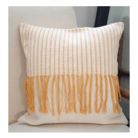 Μαξιλάρι με Κρόσια Indian 42x42cm ORANGE 7893 LAL-S