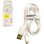 AGC Regular USB 2.0 to micro USB Cable Λευκό 1m (30601303)