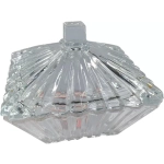 Γυάλινη φοντανιέρα με καπάκι 10x12cm