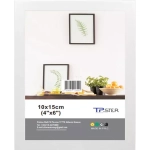 Tpster Κορνίζα Γυάλινη 10x15cm με Λευκό Πλαίσιο 21644