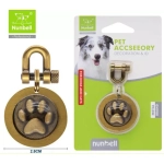 Nunbell Pet Ταυτότητα Σκύλου Χρυσή Μεταλλική 2.8x2.8cm 33694