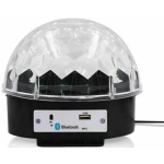 Disco Ball Bluetooth Bluetooth Διακοσμητικό Φωτιστικό Party Light LED Mp3 Player/microSD/USB σε Μαύρο Χρώμα 162261 - Image 3