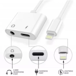 Treqa CA-1062 Μετατροπέας Lightning male σε 3.5mm / Lightning female Λευκό - Image 3