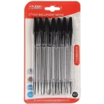 Tpster Στυλό Ballpoint με Μαύρο Μελάνι 7τμχ 25883