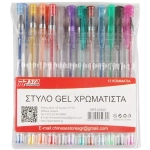 Tpster Στυλό Ballpoint με Πολύχρωμο Μελάνι 12τμχ 25931
