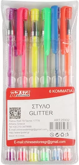 1729162258_5828079259328 Tpster Στυλό Ballpoint με Πολύχρωμο Μελάνι 6τμχ 25932 - Image 1