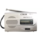 CMIK MK-228 Φορητό Ραδιόφωνο Μπαταρίας Ασημί