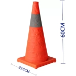 Tpster Κώνος Κυκλοφορίας σε Πορτοκαλί Χρώμα 60x60εκ. 34378