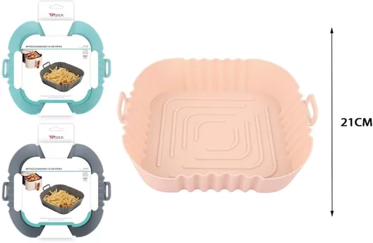 1731598113_5828079354597 Tpster Φόρμα Μαγειρέματος για Air Fryer 21x21x5.5εκ. 35459 - Image 1